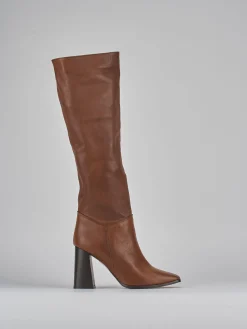 Sale Stivali tacco 9cm pelle Donna Stivali Tacco Alto