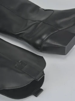 Outlet Stivali tacco 8cm pelle Donna Stivali Tacco Alto