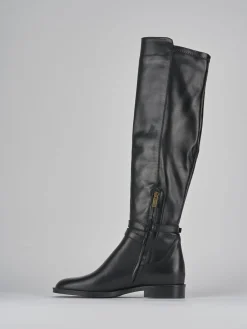 Discount Stivali tacco 2cm pelle Donna Stivali Tacco Basso