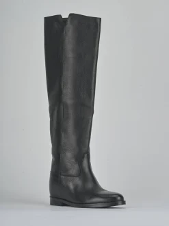 Clearance Stivali tacco 2cm pelle Donna Stivali Tacco Basso