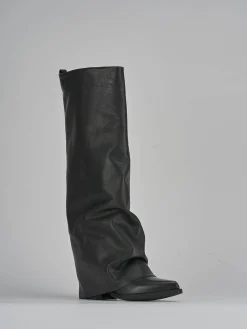 Hot Stivali tacco 7cm pelle Donna Stivali Tacco Alto