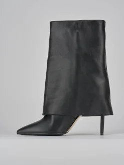 Outlet Stivali tacco 11cm pelle Donna Stivali Tacco Alto