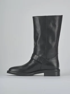 Discount Stivali tacco 2cm pelle Donna Stivali Tacco Basso