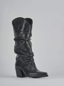 New Stivali tacco 6cm pelle Donna Stivali Tacco Alto