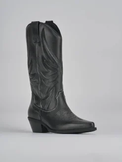 Best Stivali tacco 5cm pelle Donna Stivali Tacco Alto