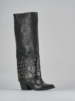 Clearance Stivali tacco 6cm pelle Donna Stivali Tacco Alto