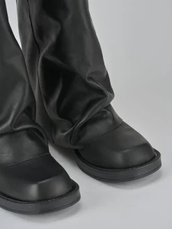 Clearance Stivali tacco 3cm pelle Donna Stivali Tacco Basso