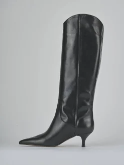 New Stivali tacco 5cm pelle Donna Stivali Tacco Alto