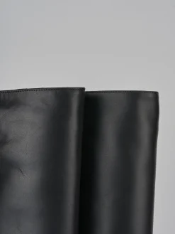 Outlet Stivali tacco 9cm pelle Donna Stivali Tacco Alto