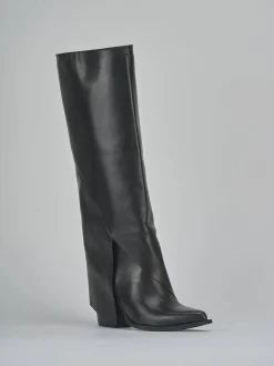 Clearance Stivali tacco 8cm pelle Donna Stivali Tacco Alto