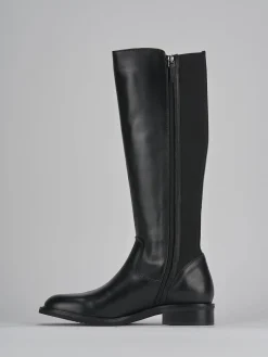 Discount Stivali tacco 3cm pelle Donna Stivali Tacco Basso