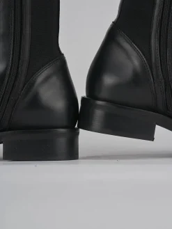 Discount Stivali tacco 3cm pelle Donna Stivali Tacco Basso