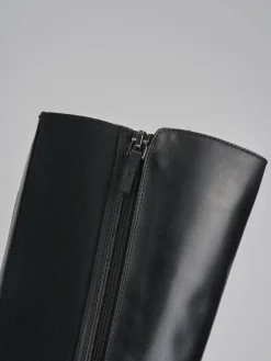 Discount Stivali tacco 3cm pelle Donna Stivali Tacco Basso