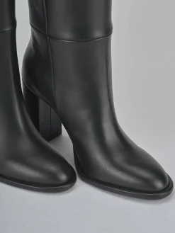 Online Stivali tacco 9cm pelle Donna Stivali Tacco Alto