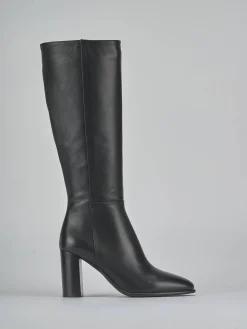 Hot Stivali tacco 9cm pelle Donna Stivali Tacco Alto