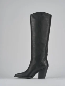 New Stivali tacco 9cm pelle Donna Stivali Tacco Alto