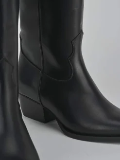 Clearance Stivali tacco 5cm pelle Donna Stivali Tacco Alto