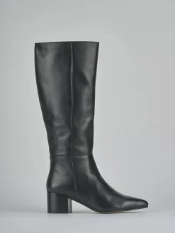 Stivali tacco 5cm pelle Donna Stivali Tacco Alto