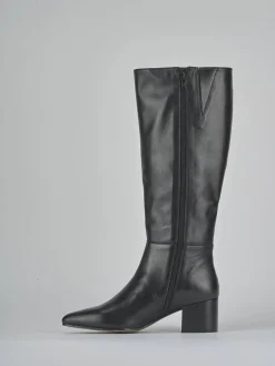 Stivali tacco 5cm pelle Donna Stivali Tacco Alto