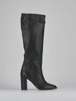 Sale Stivali tacco 9cm pelle Donna Stivali Tacco Alto