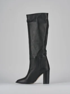 Sale Stivali tacco 9cm pelle Donna Stivali Tacco Alto