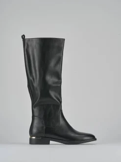 Sale Stivali tacco 2cm pelle Donna Stivali Tacco Basso