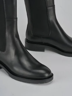 Clearance Stivali tacco 2cm pelle Donna Stivali Tacco Basso