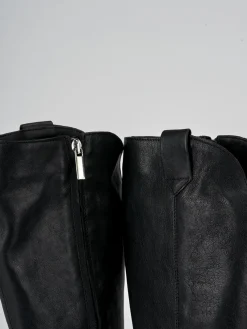 Discount Stivali tacco 7cm pelle Donna Stivali Tacco Alto