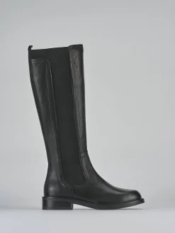 Clearance Stivali tacco 2cm pelle Donna Stivali Tacco Basso