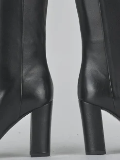 Best Stivali tacco 5cm pelle Donna Stivali Tacco Alto