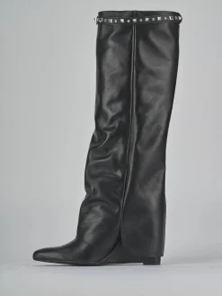 New Stivali tacco 9cm pelle Donna Stivali Tacco Alto