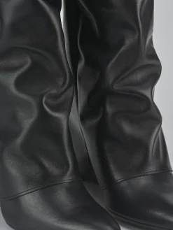 New Stivali tacco 9cm pelle Donna Stivali Tacco Alto