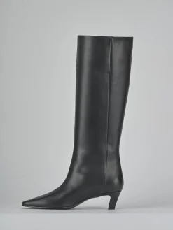 New Stivali tacco 5cm pelle Donna Stivali Tacco Alto