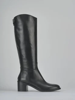 Hot Stivali tacco 5cm pelle Donna Stivali Tacco Alto