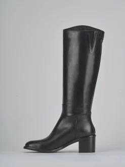 Hot Stivali tacco 5cm pelle Donna Stivali Tacco Alto