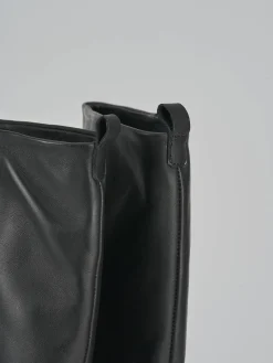 Clearance Stivali tacco 3cm pelle Donna Stivali Tacco Basso