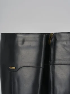 Online Stivali tacco 2cm pelle Donna Stivali Tacco Basso