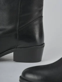 Hot Stivali tacco 4cm pelle Donna Stivali Tacco Basso