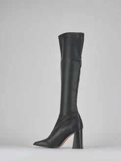 Stivali tacco 9cm pelle Donna Stivali Tacco Alto