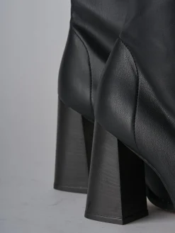 Stivali tacco 9cm pelle Donna Stivali Tacco Alto