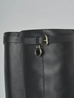 Best Stivali tacco 2cm pelle Donna Stivali Tacco Basso