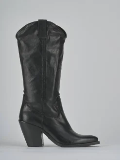 New Stivali tacco 7cm pelle Donna Stivali Tacco Alto