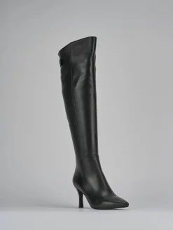 Outlet Stivali tacco 5cm pelle Donna Stivali Tacco Alto