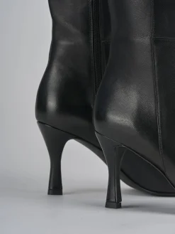 Outlet Stivali tacco 5cm pelle Donna Stivali Tacco Alto