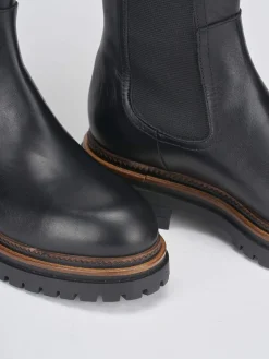 Sale Stivali tacco 2cm pelle Donna Stivali Tacco Basso