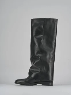 Discount Stivali tacco 2cm pelle Donna Stivali Tacco Basso