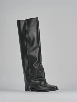 Discount Stivali tacco 2cm pelle Donna Stivali Tacco Basso