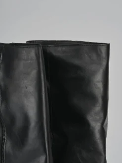 Discount Stivali tacco 2cm pelle Donna Stivali Tacco Basso