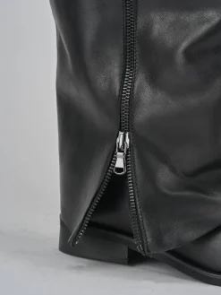 Discount Stivali tacco 2cm pelle Donna Stivali Tacco Basso