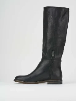 Online Stivali tacco 1cm pelle Donna Stivali Tacco Basso